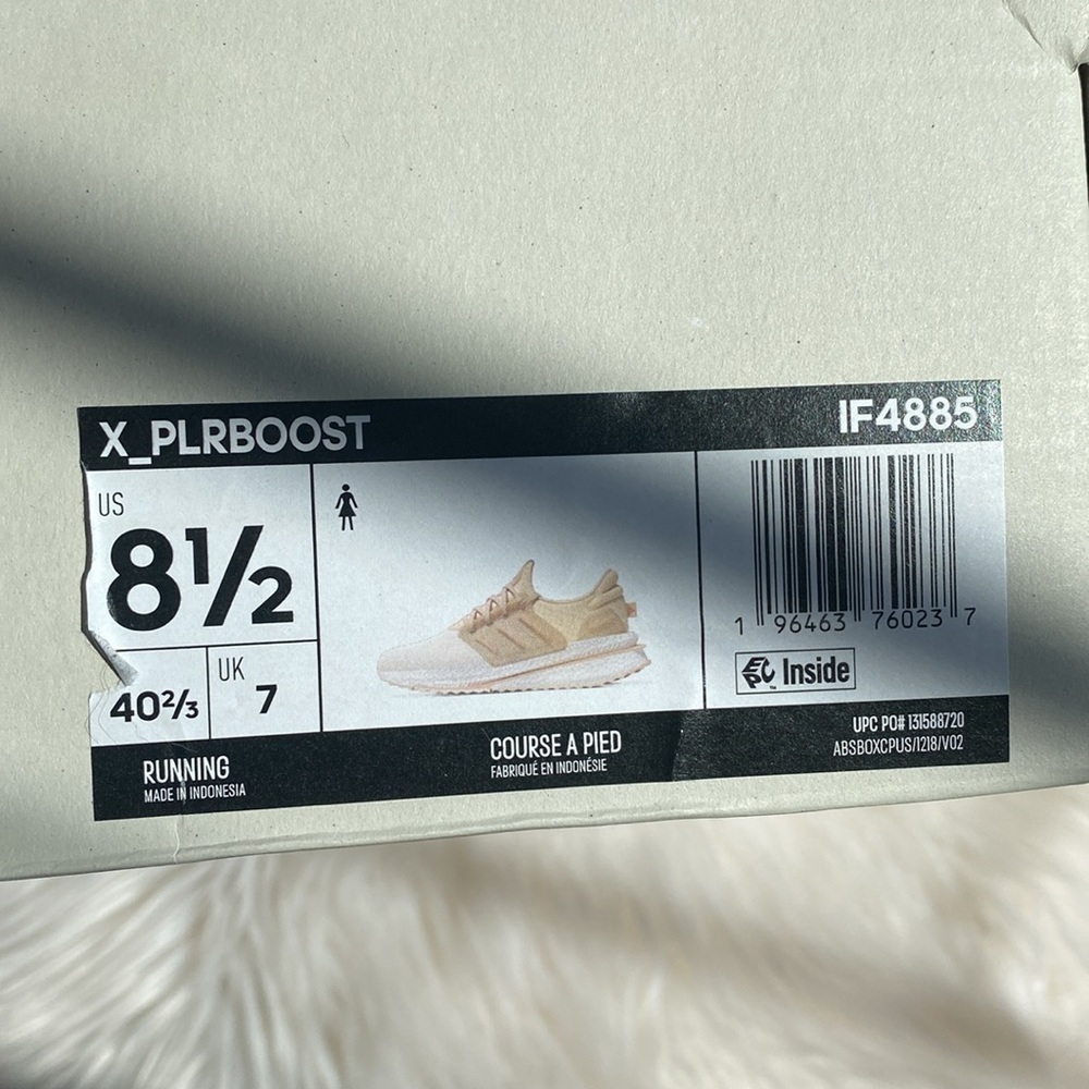 ☀️ADIDAS X_PLRBOOST Women’s 8.5 wonder quartz bliss orange - Picture 12 of 12